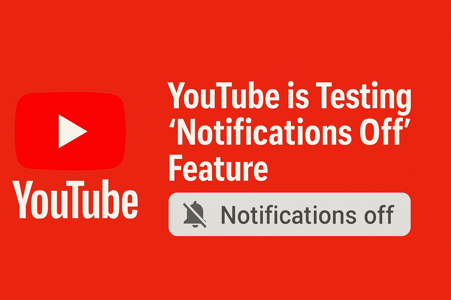 YouTubeが「通知オフ」の新機能をテスト中：視聴されないチャンネルからの通知に変化