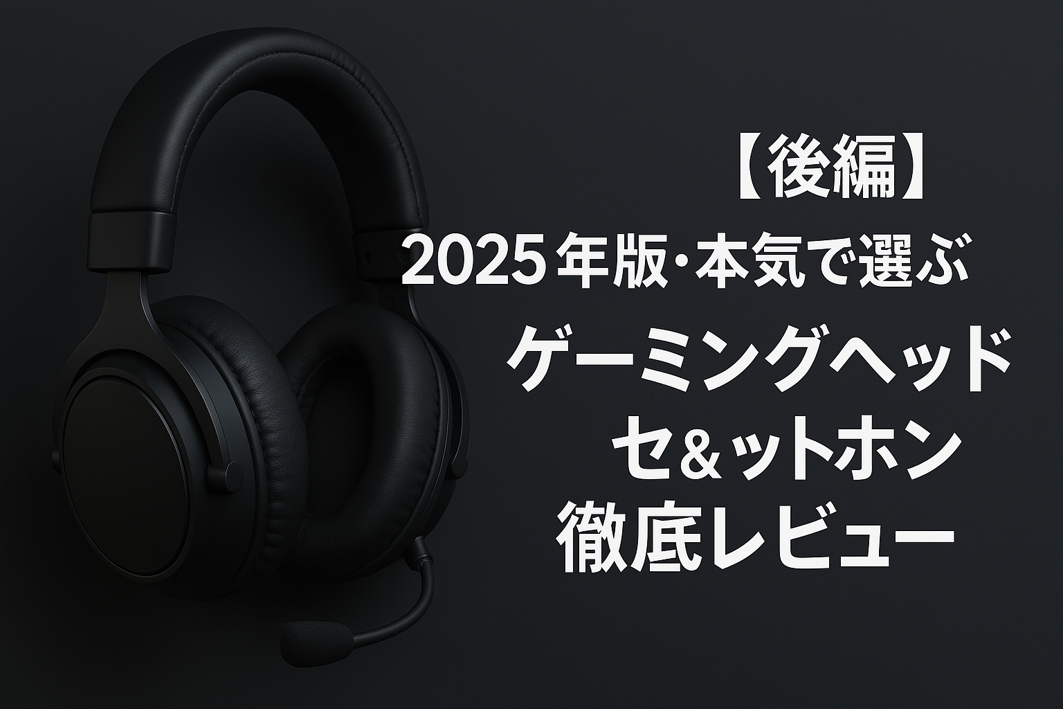 おすすめヘッドセット後編2025