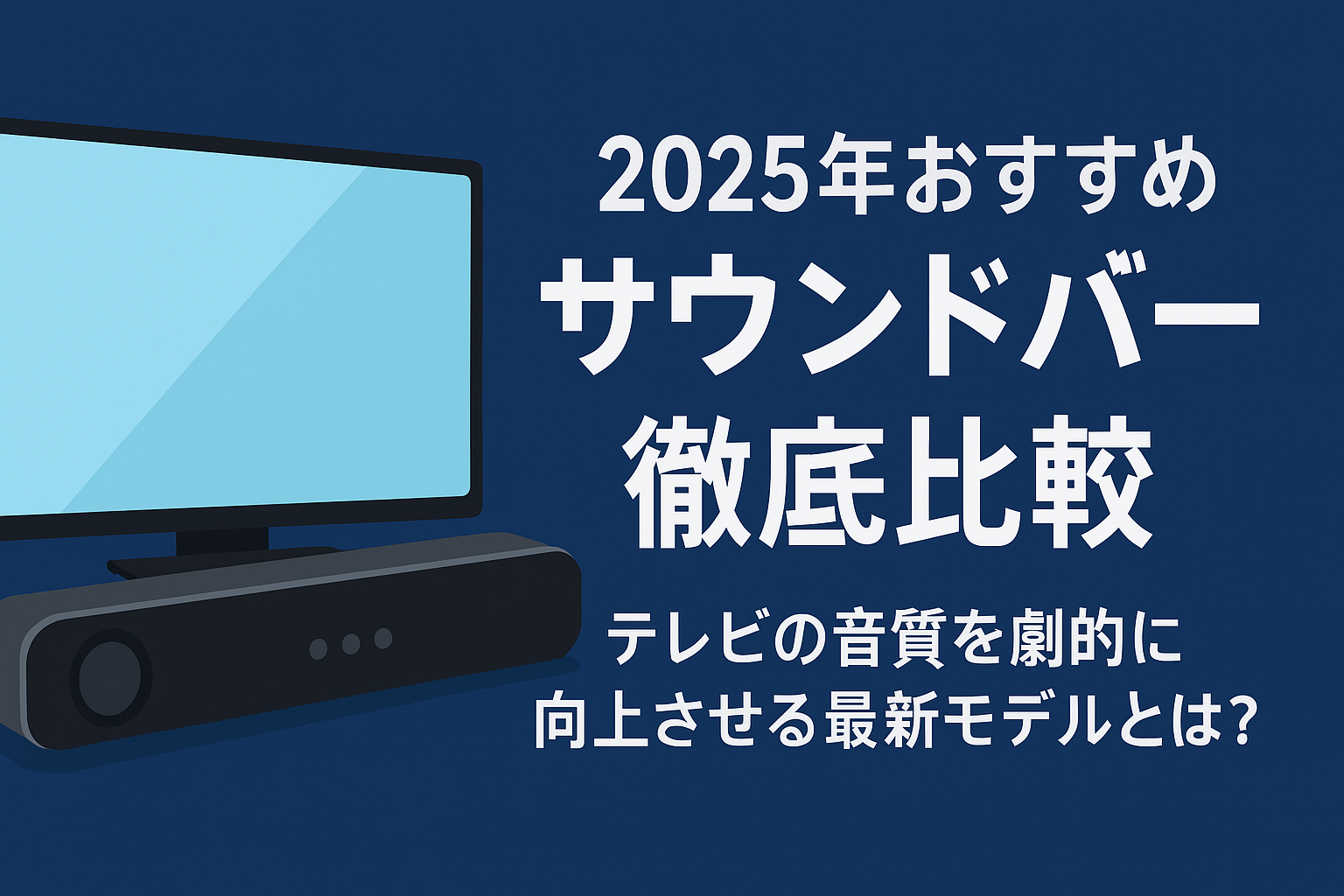 おすすめサウンドバー