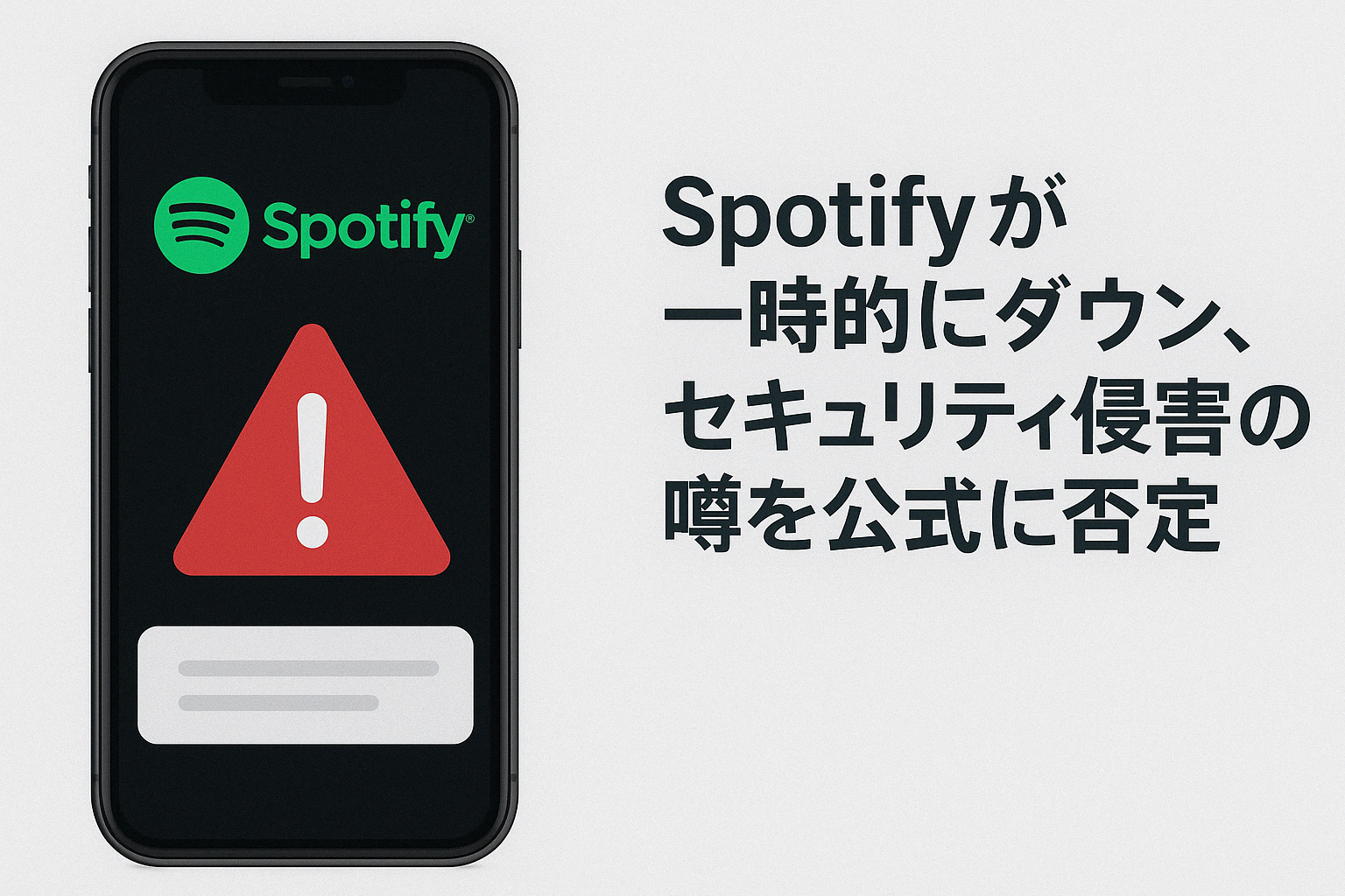 Spotify ダウン