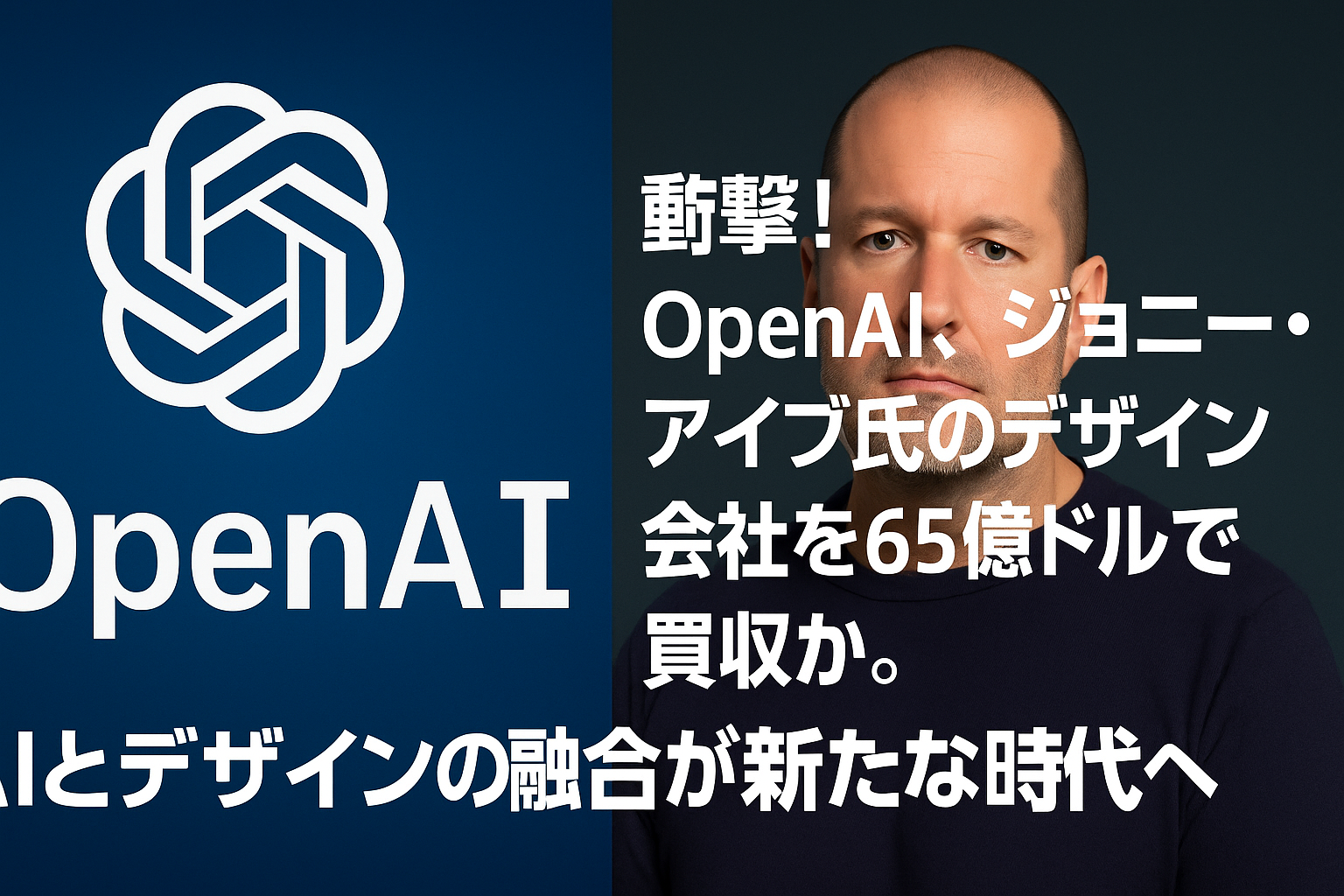 OpenAIとジョニーアイフ氏タッグか