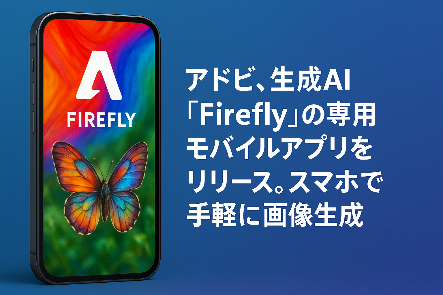 Adobe生成AIFirefly登場